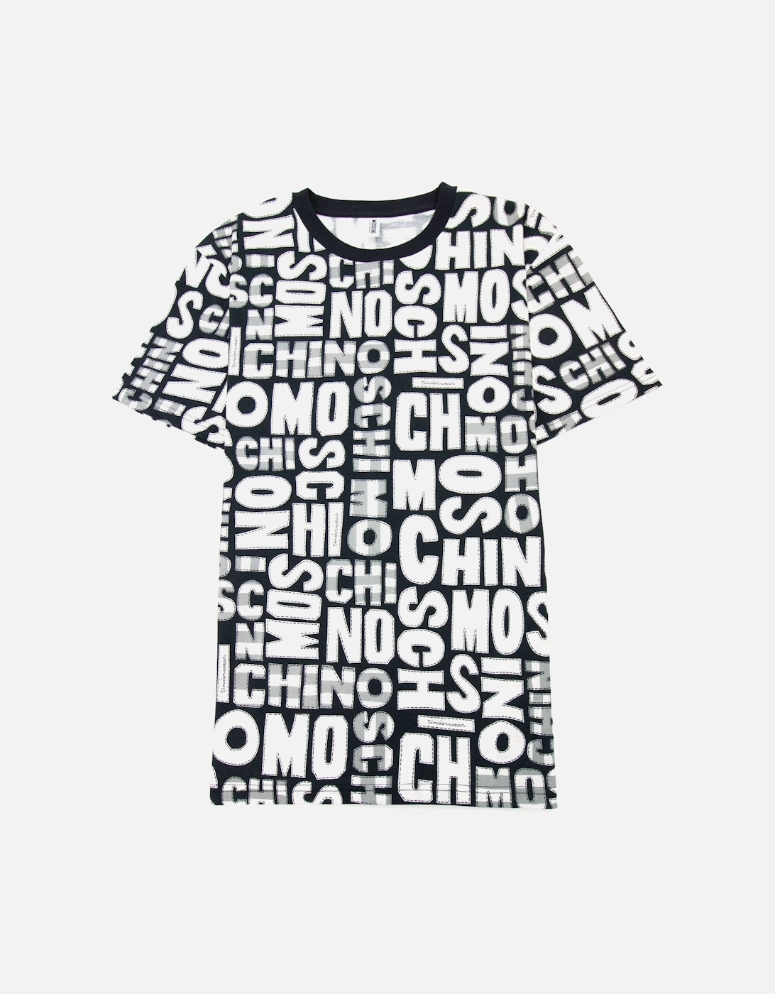 Underwear All Over Logo T Shirt White/black 1555, 5 of 4