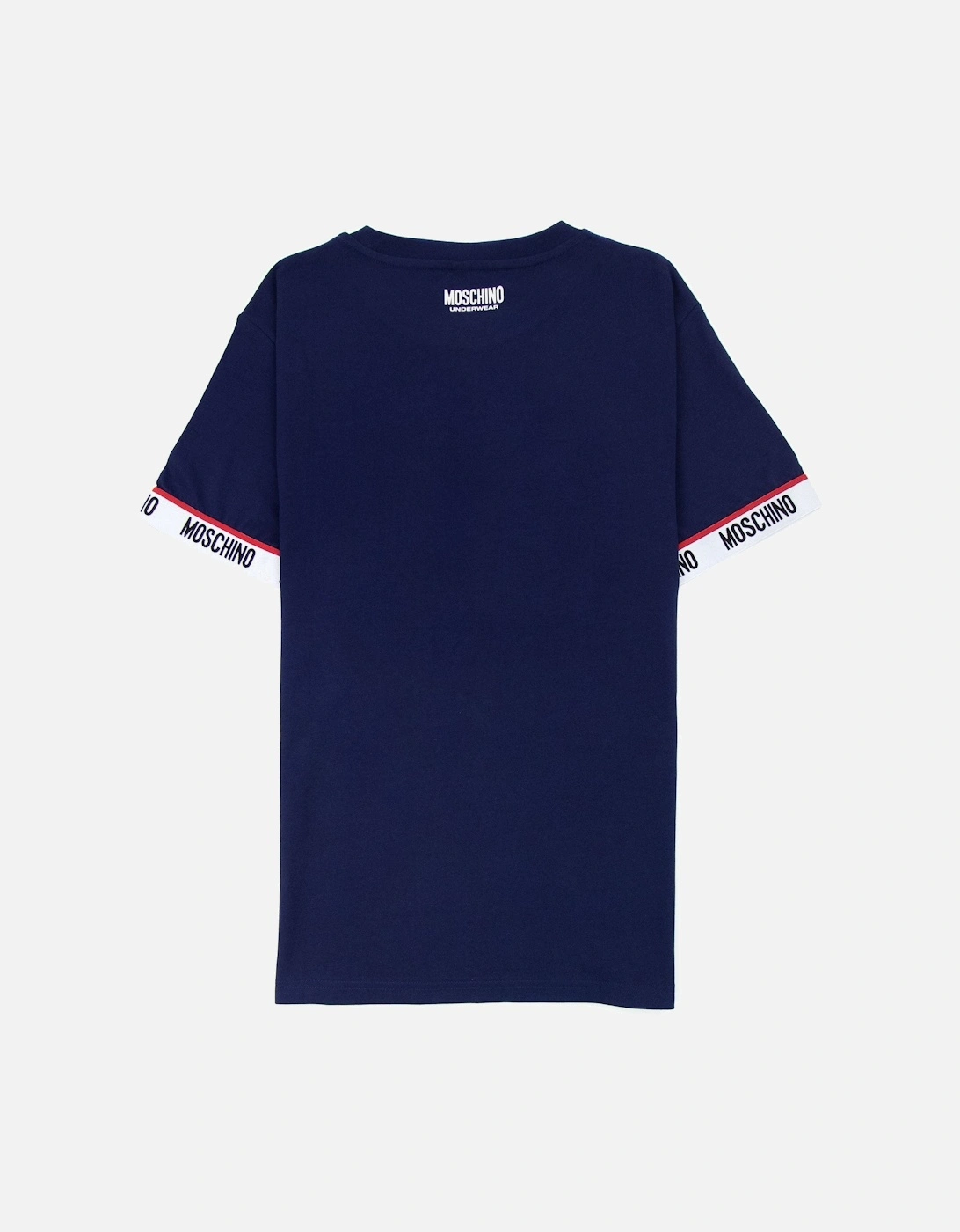 Underwear Tape Cuff Sleeve T Shirt Dark Blue