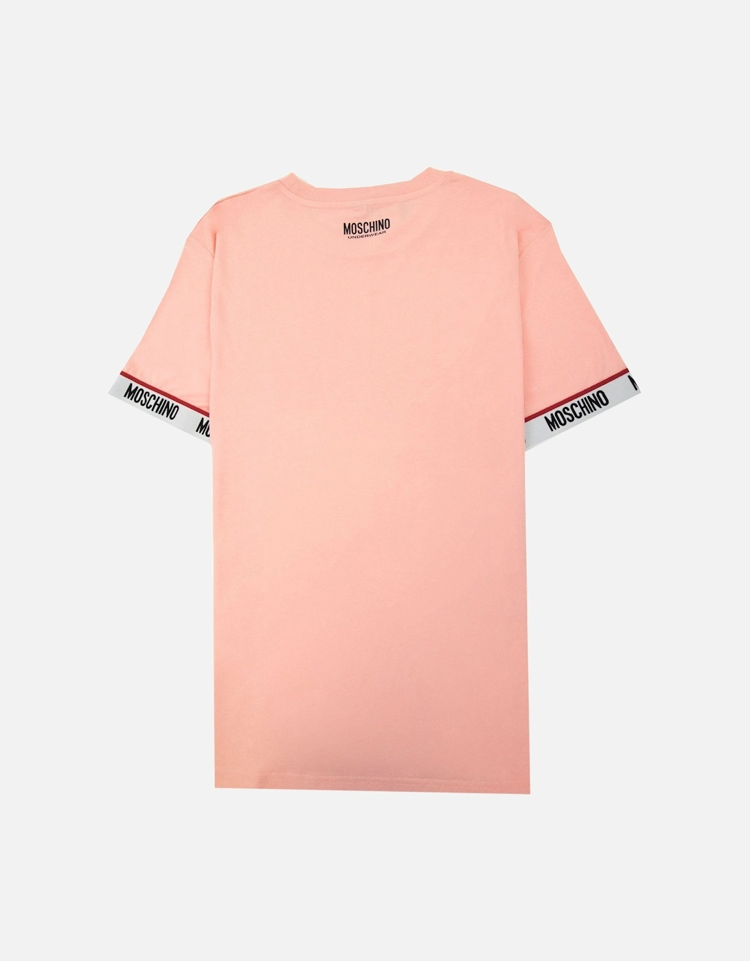 Underwear Tape Cuff Sleeve T Shirt Pink 0227