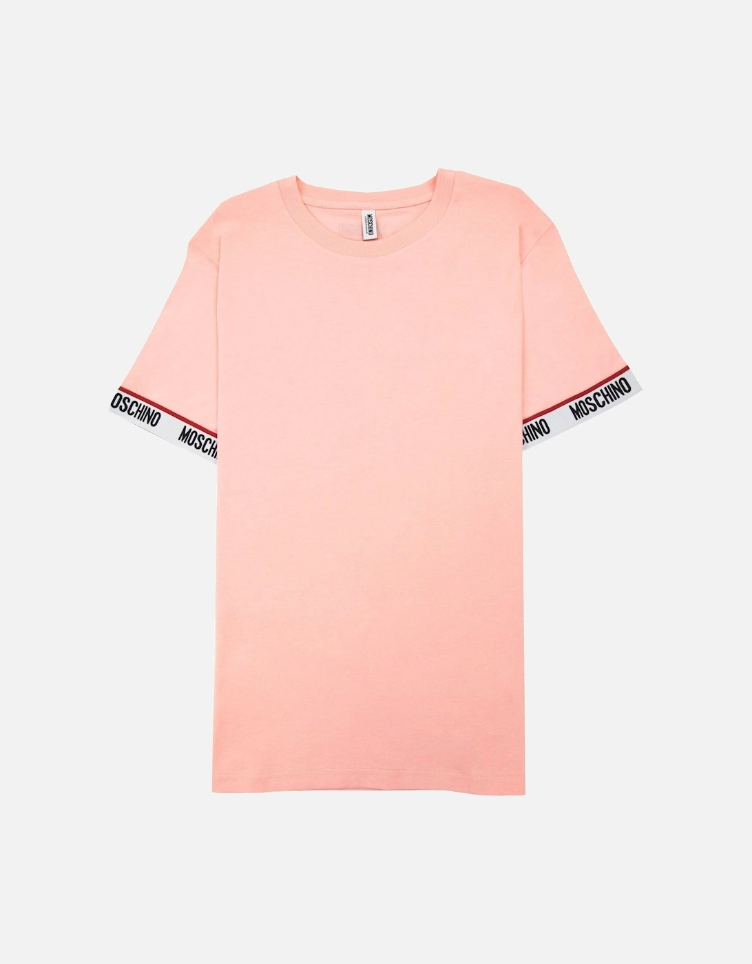 Underwear Tape Cuff Sleeve T Shirt Pink 0227, 7 of 6