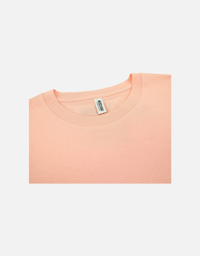 Underwear Tape Cuff Sleeve T Shirt Pink 0227