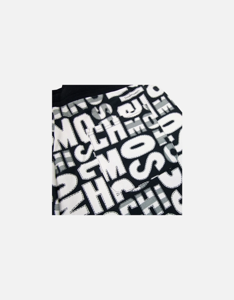 Underwear All Over Print Shorts White/black 1555