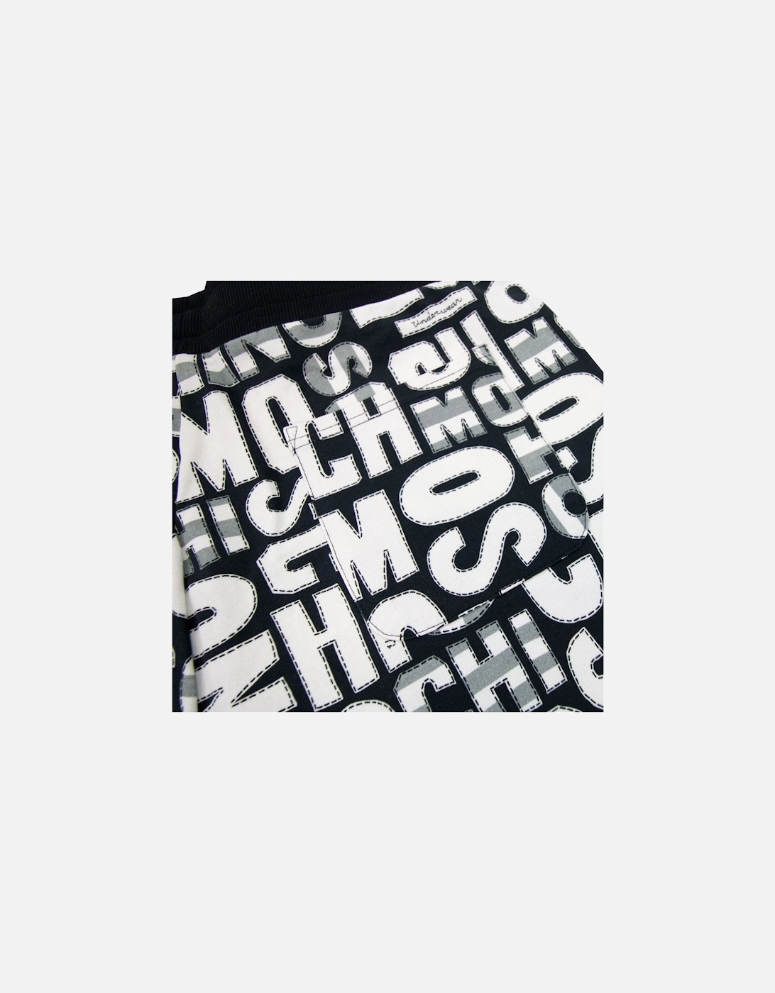 Underwear All Over Print Shorts White/black 1555