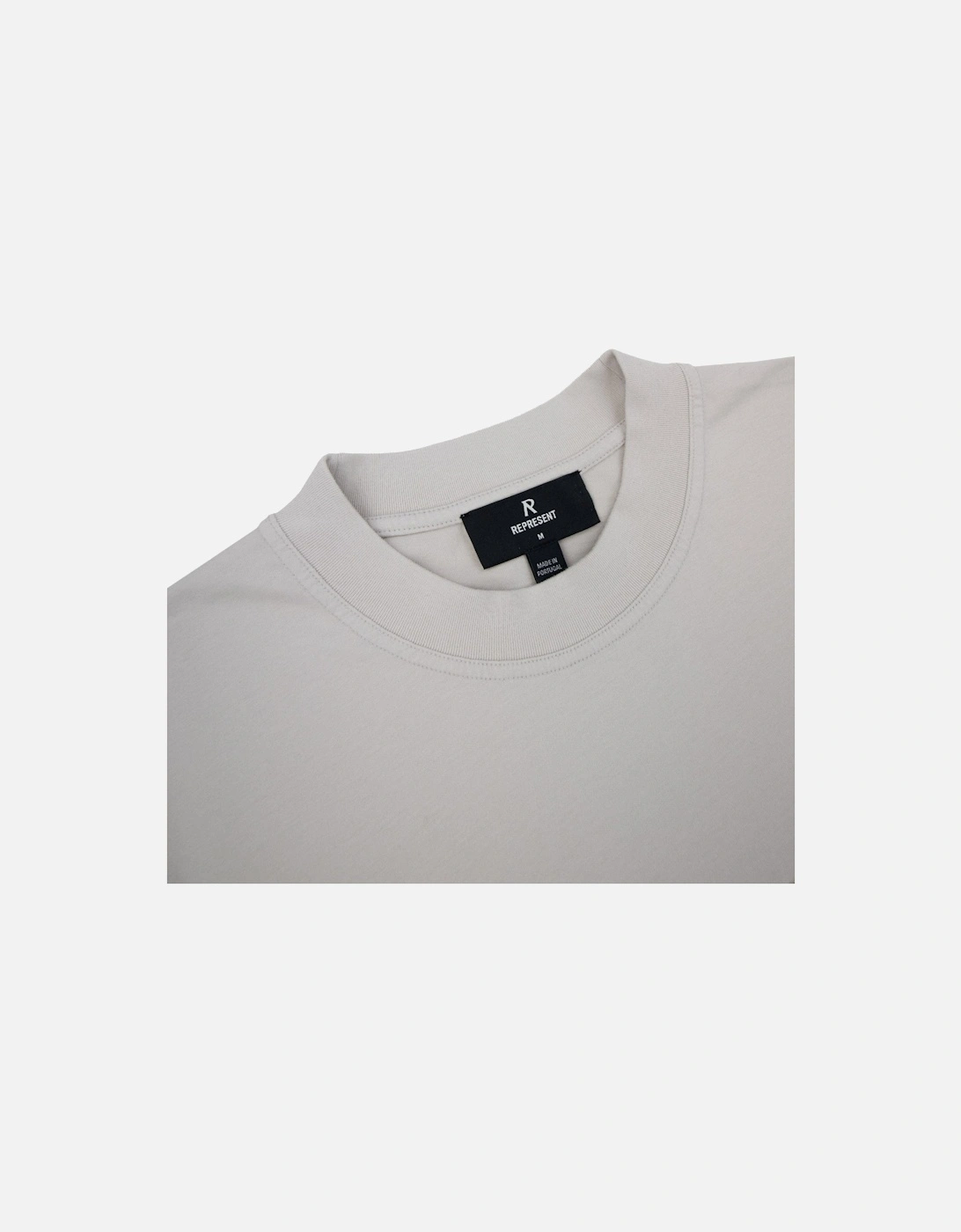 Embroidered Serif Logo T Shirt Concrete 25