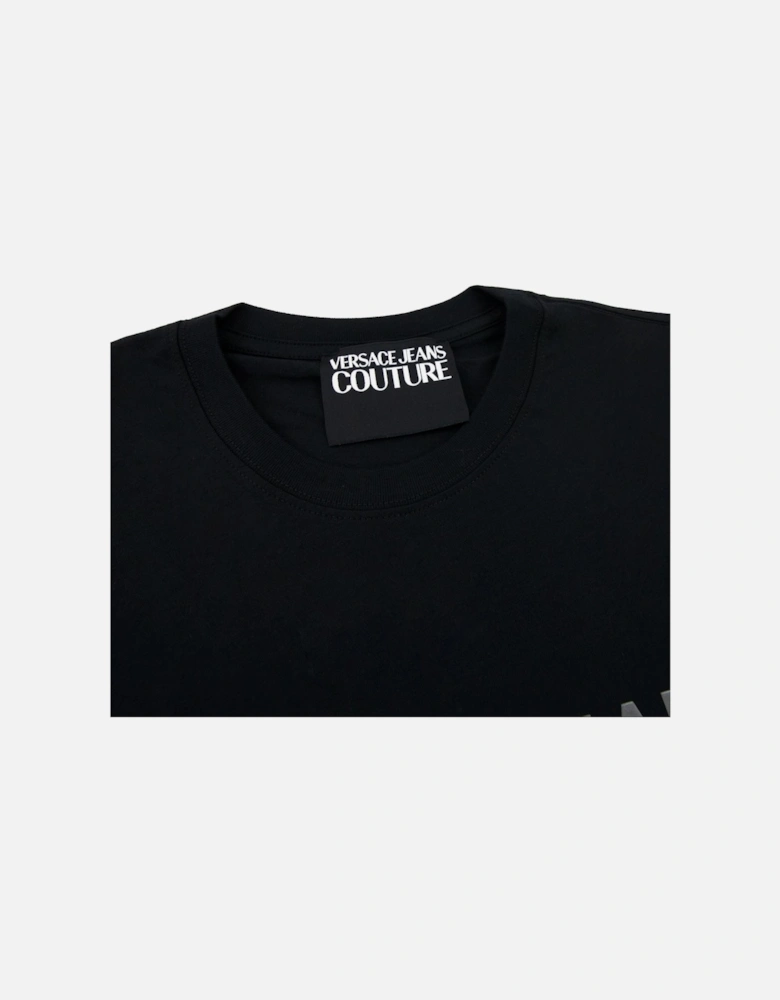 Jeans Couture Logo T Shirt Black/silver