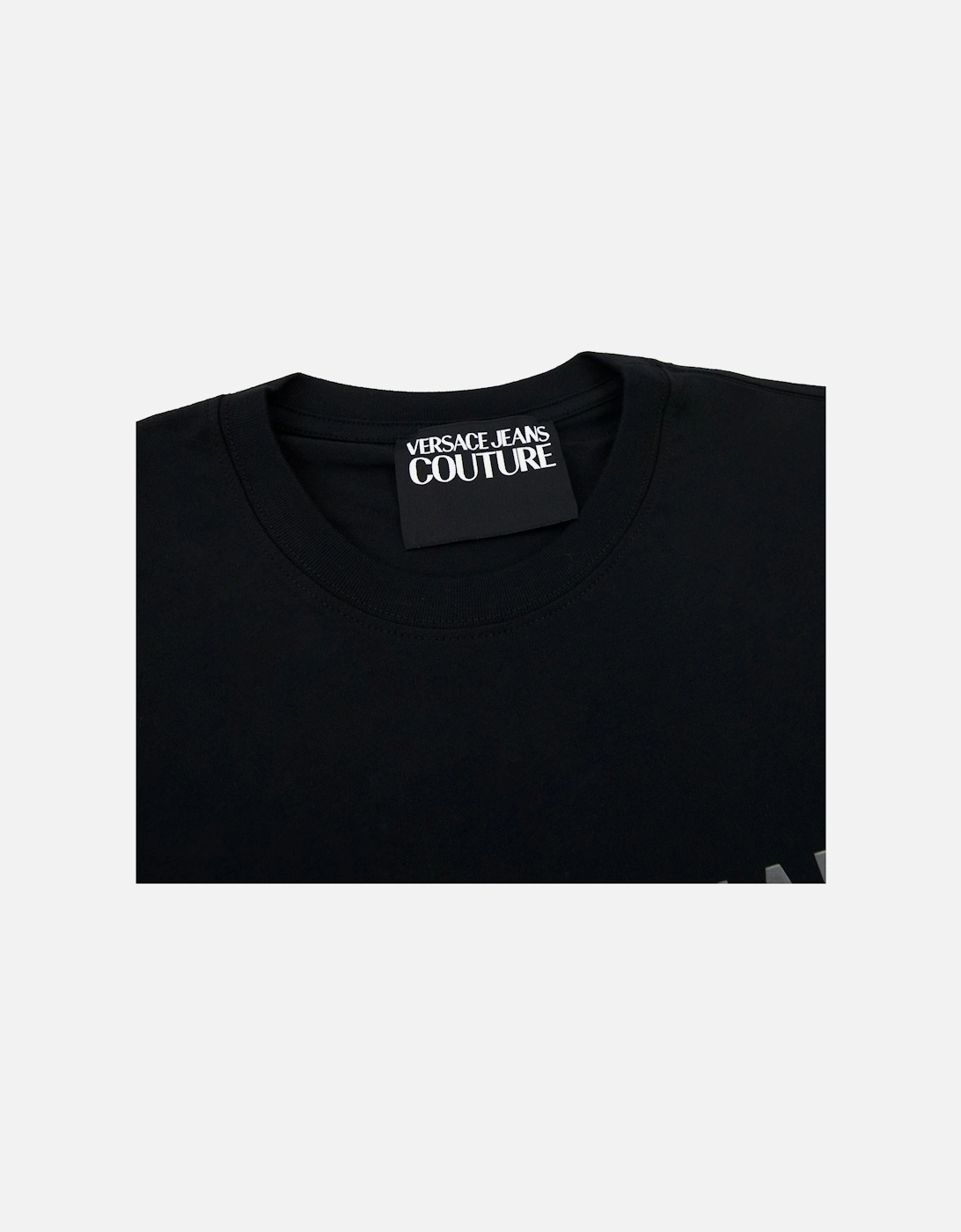 Jeans Couture Logo T Shirt Black/silver
