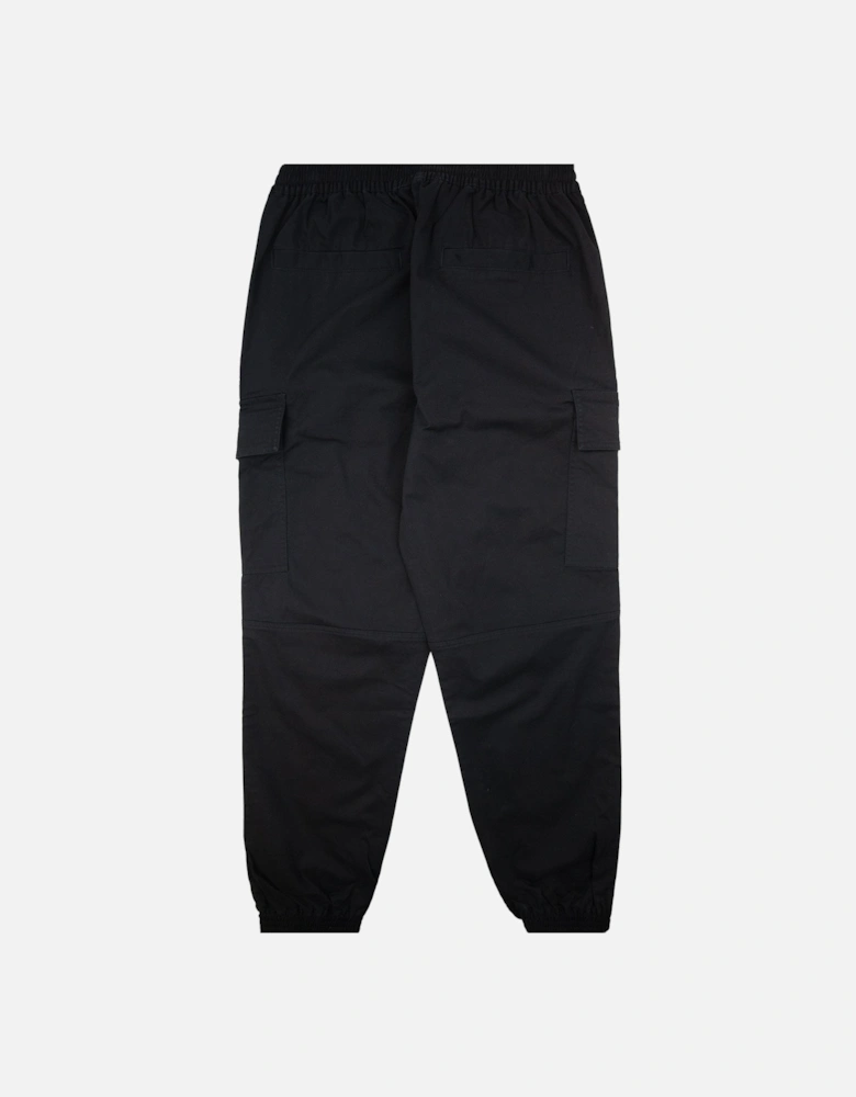 Cuffed Cargo Pants Black
