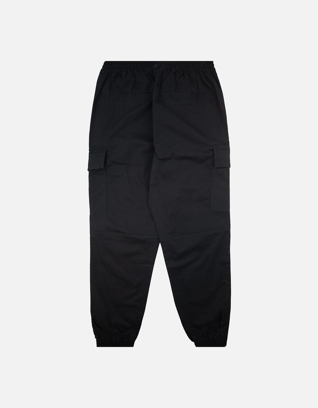 Cuffed Cargo Pants Black