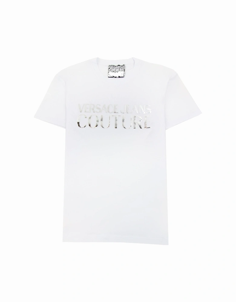 Jeans Couture Logo T Shirt White/silver