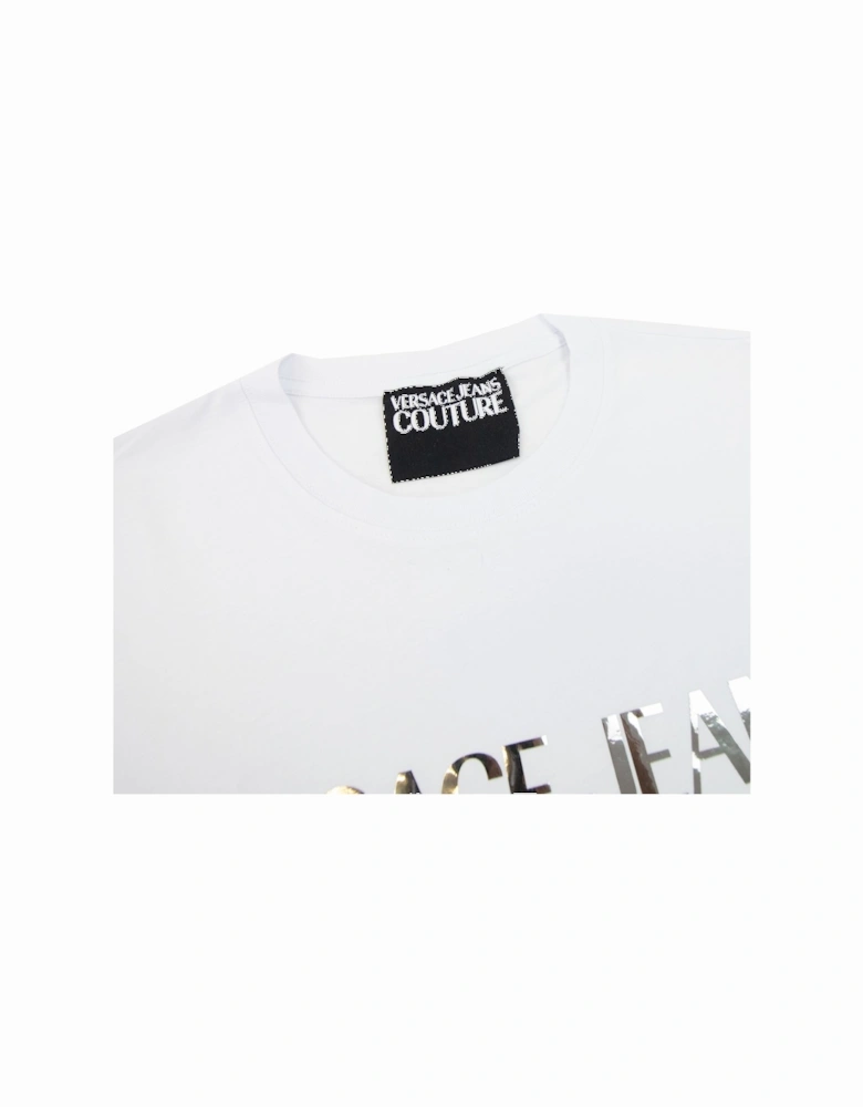 Jeans Couture Logo T Shirt White/silver