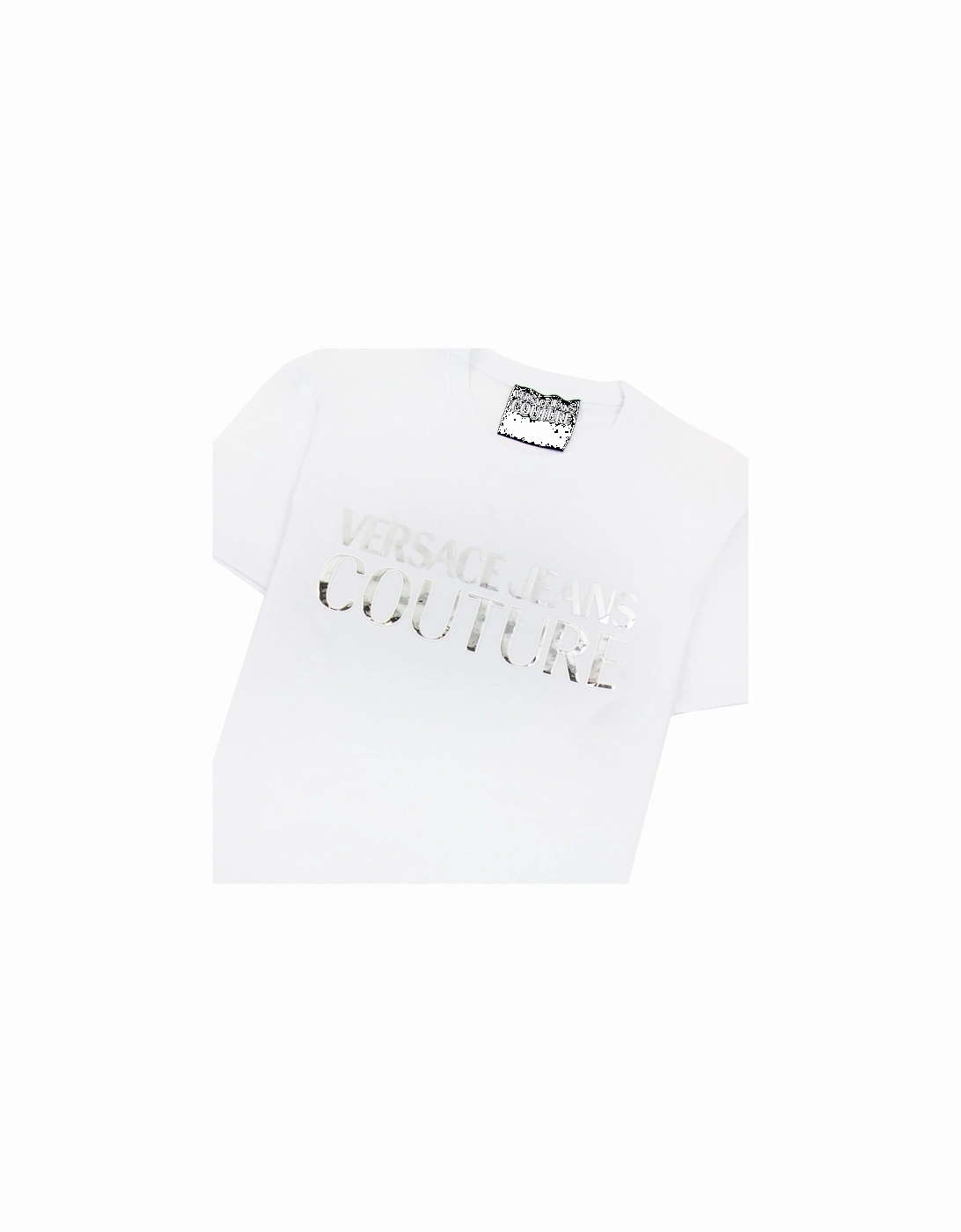 Jeans Couture Logo T Shirt White/silver