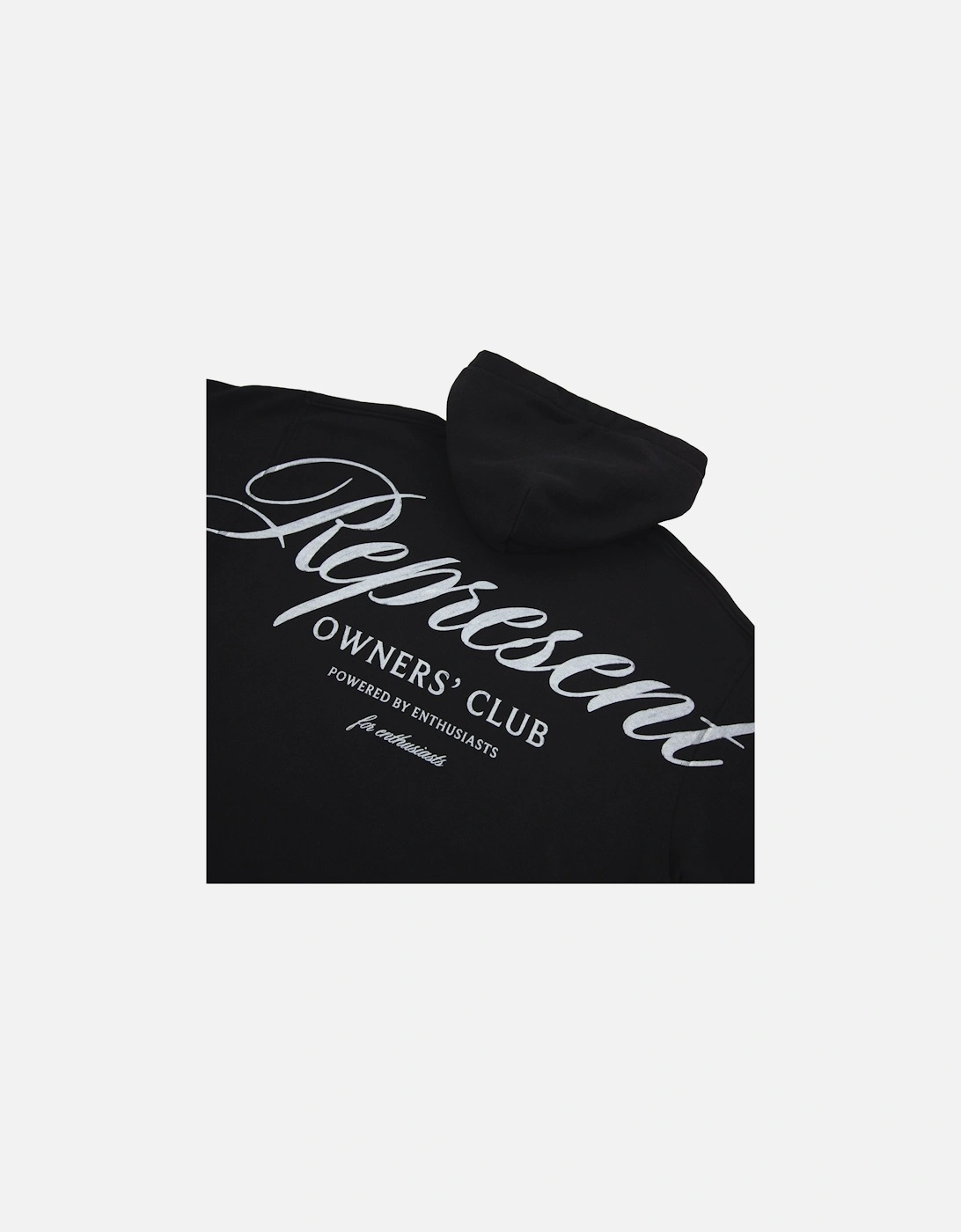 Owners Club Script Hoodie Black
