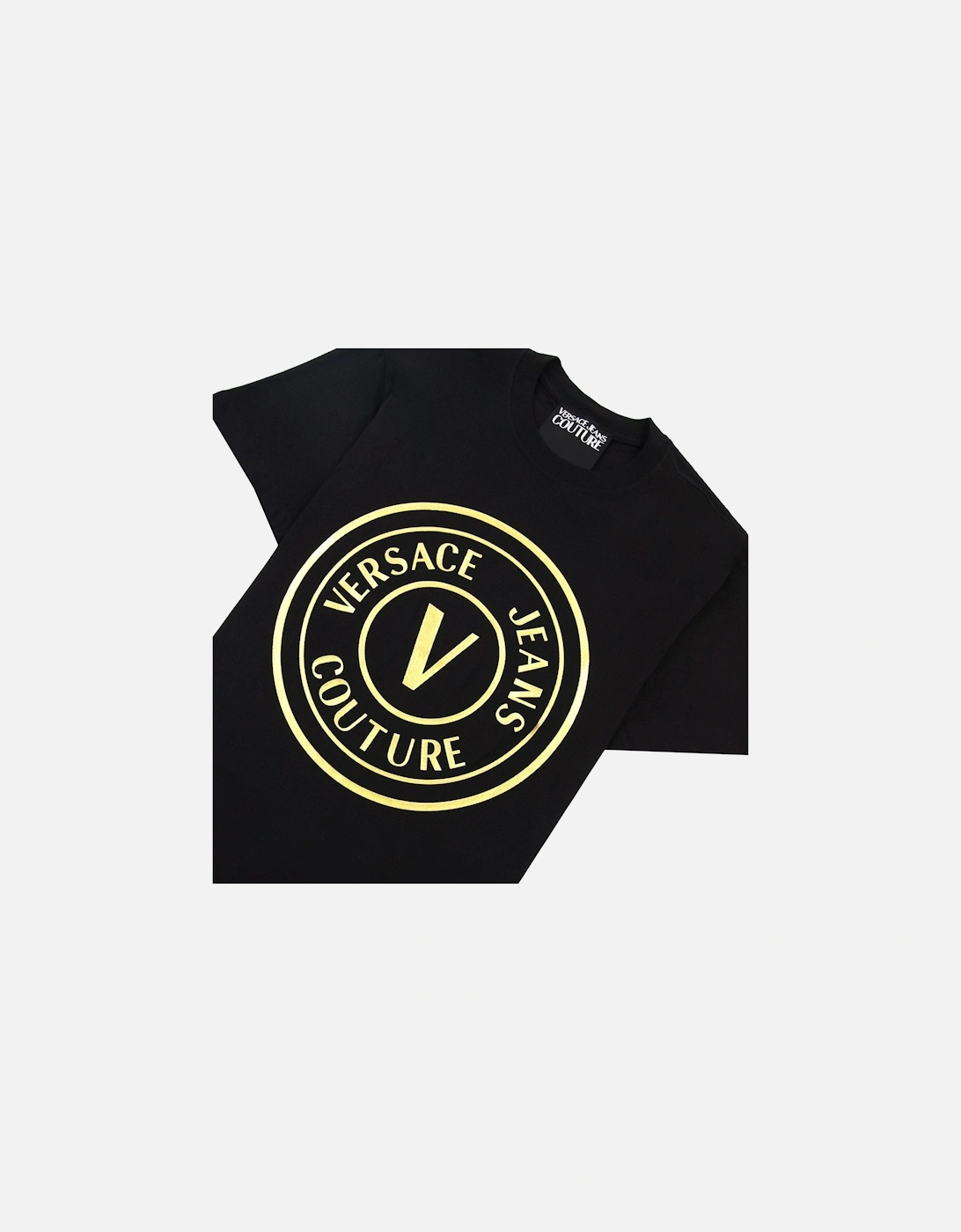 Jeans Couture Vemblem T Shirt Black/gold