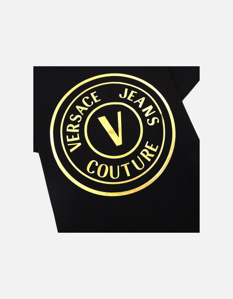 Jeans Couture Vemblem T Shirt Black/gold