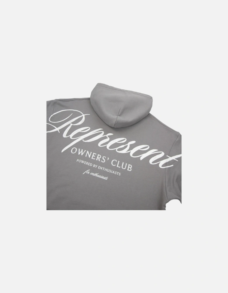 Owners Club Script Hoodie Slate
