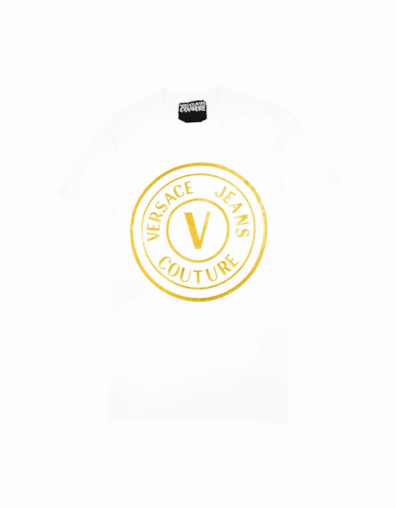 Jeans Couture Vemblem T Shirt White/gold