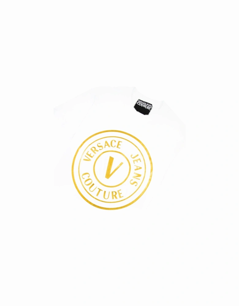 Jeans Couture Vemblem T Shirt White/gold