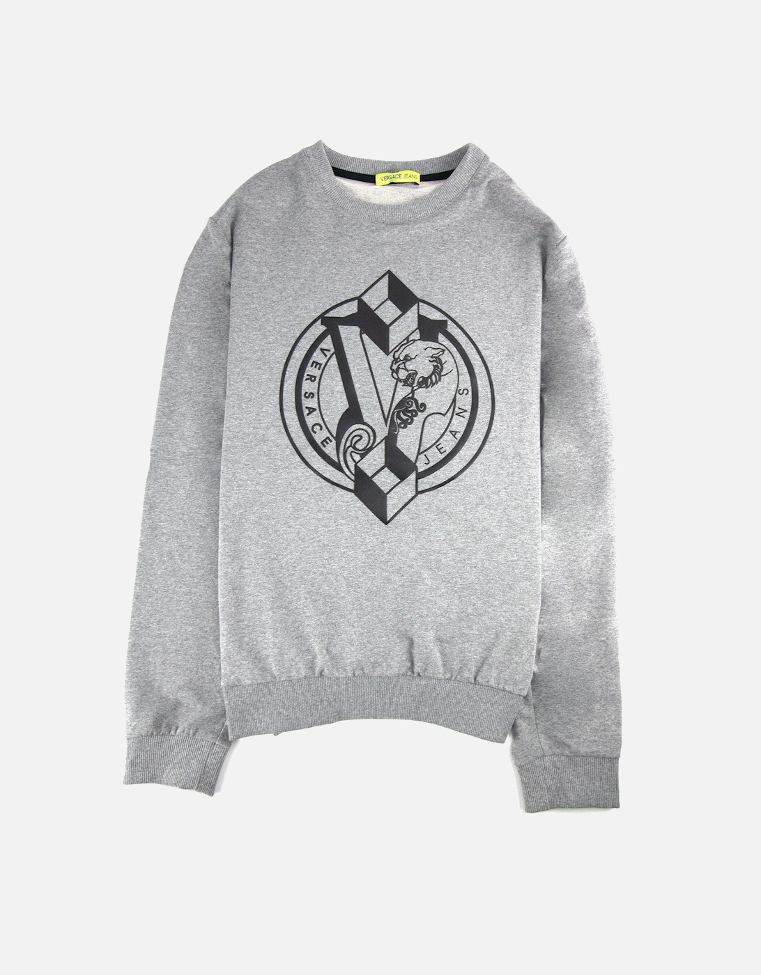 Jeans Logo Light Fleece Sweatshirt Grey, 3 of 2