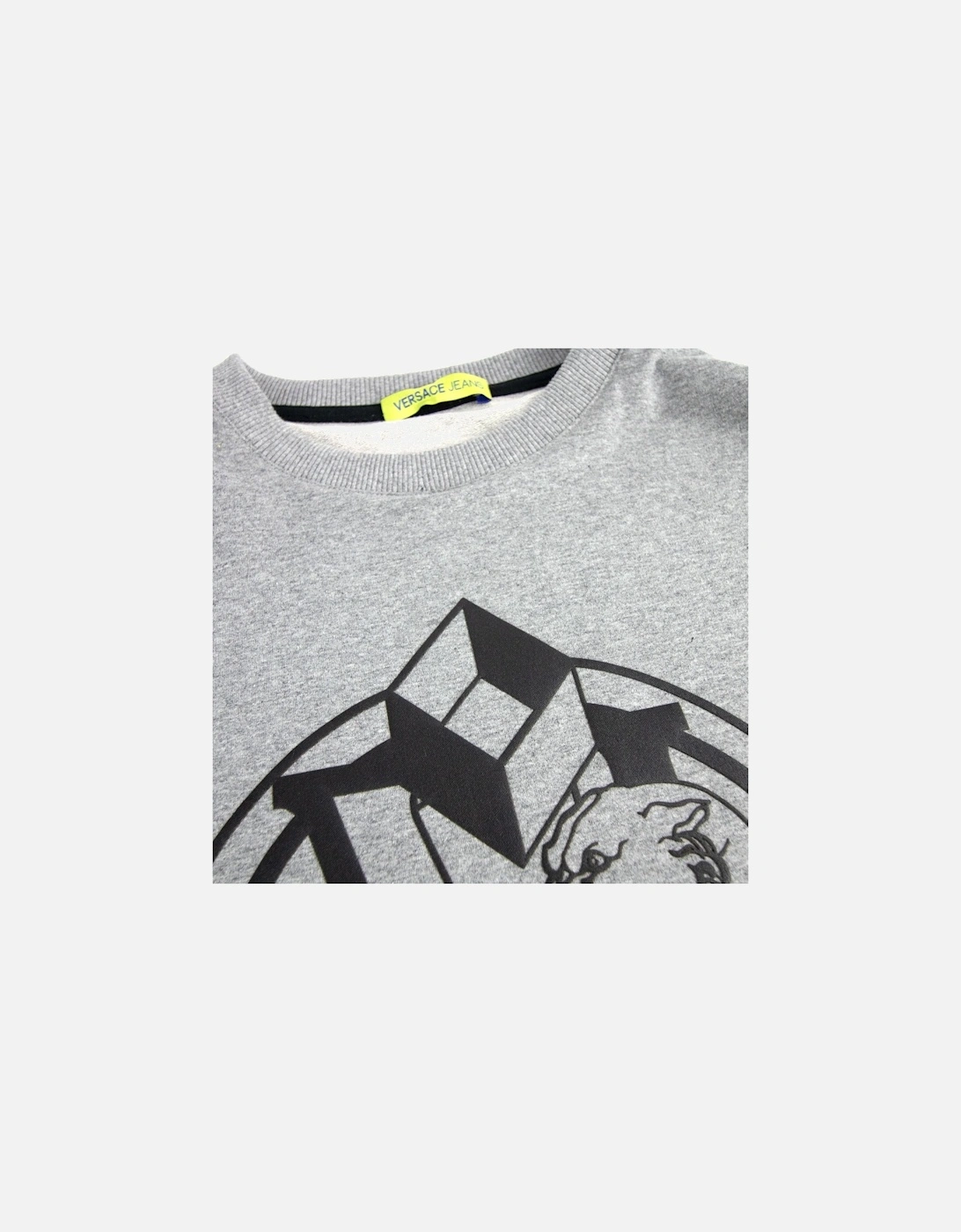 Jeans Logo Light Fleece Sweatshirt Grey