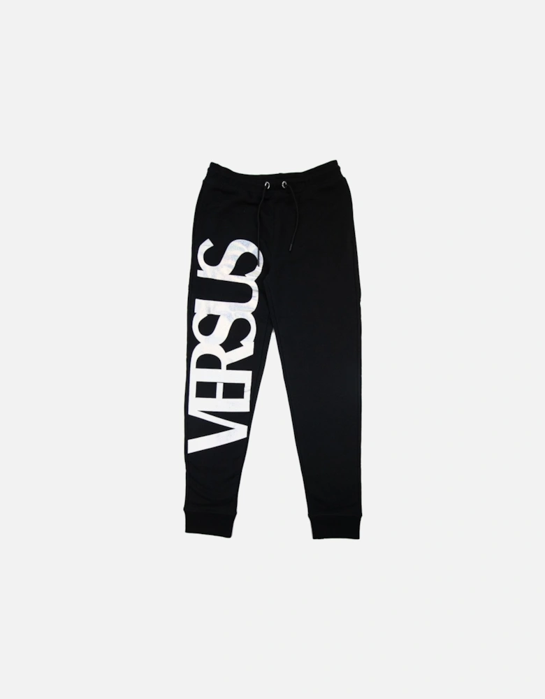 Versace Versus Printed Logo Jogging Pants Black