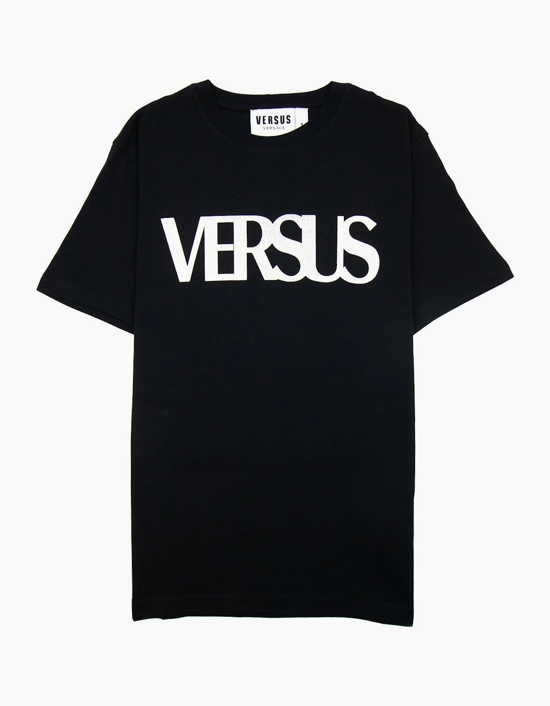 Men's Versace Versus Logo Printed T Shirt Black - Size: 44