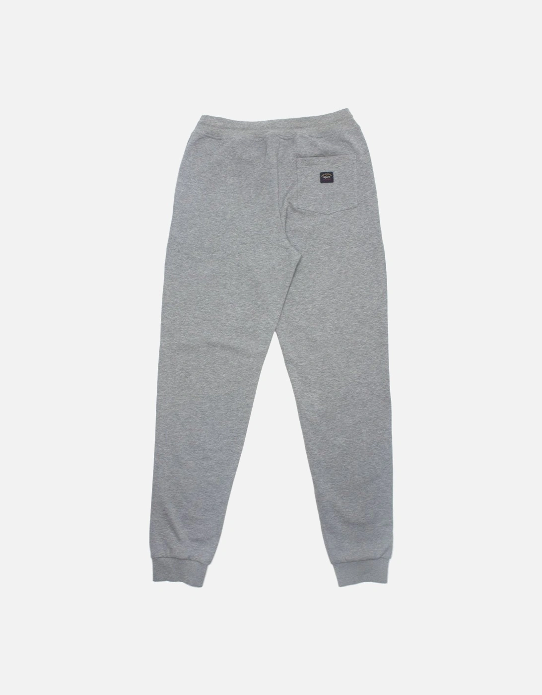 Paul And Shark Back Pocket Patch Logo Tracksuit Bottoms Light Grey, 4 of 3
