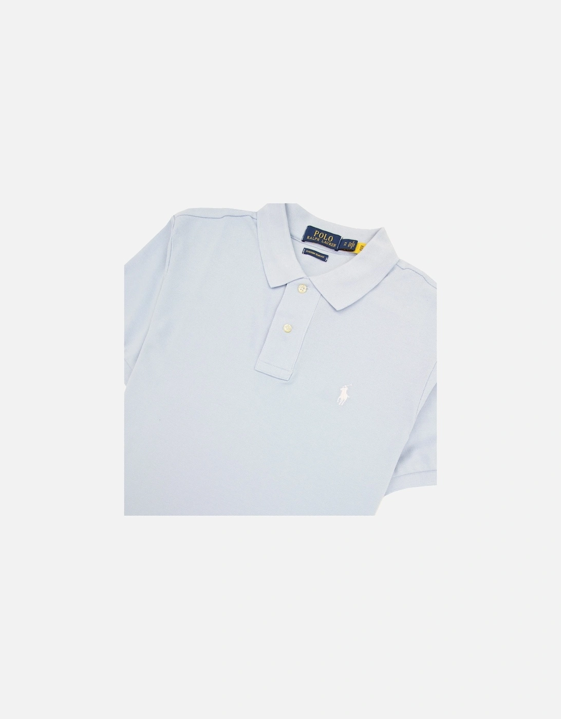Custom Slim Fit Polo Sky Blue