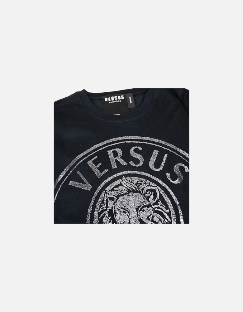 Versace Versus Regular Fit Medallion Tshirt Black