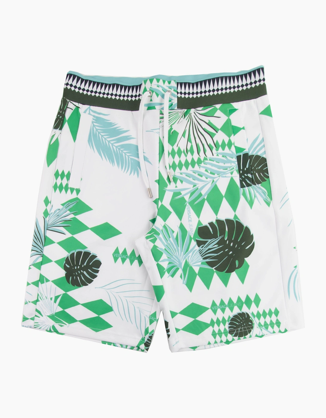 Men's Versace Jeans Neoprene Optical Shorts White - Size: 35/34/32