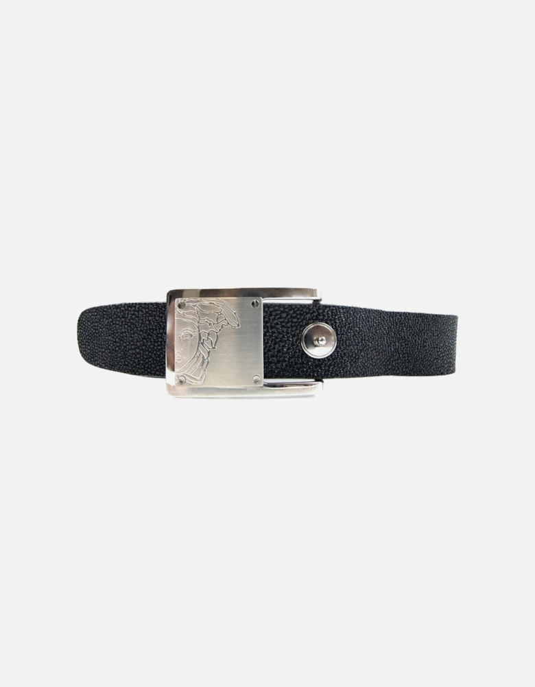 Medusa Buckle Belt Black
