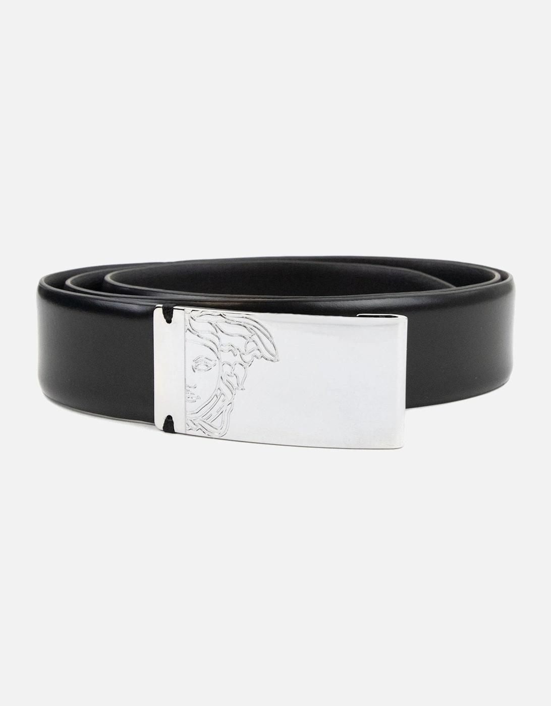 Silver Medusa Clasp Belt Black/silver, 5 of 4