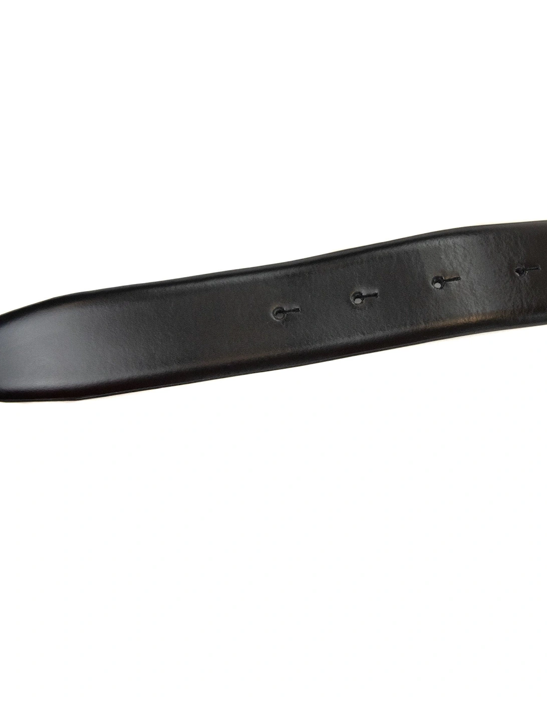 Silver Medusa Clasp Belt Black/silver