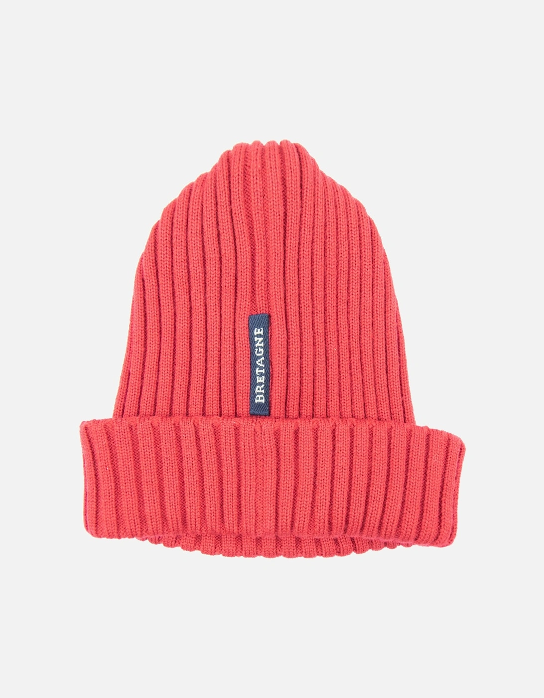 Paul And Shark Logo Ribbed Knitted Hat Red SA30