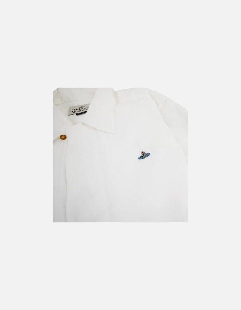 Orb Logo Short Sleeve Shirt White 100
