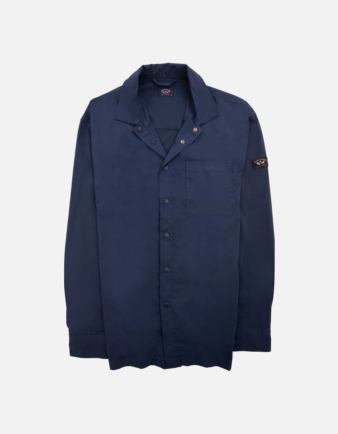 Paul And Shark Econyl Nylon Overshirt Blue