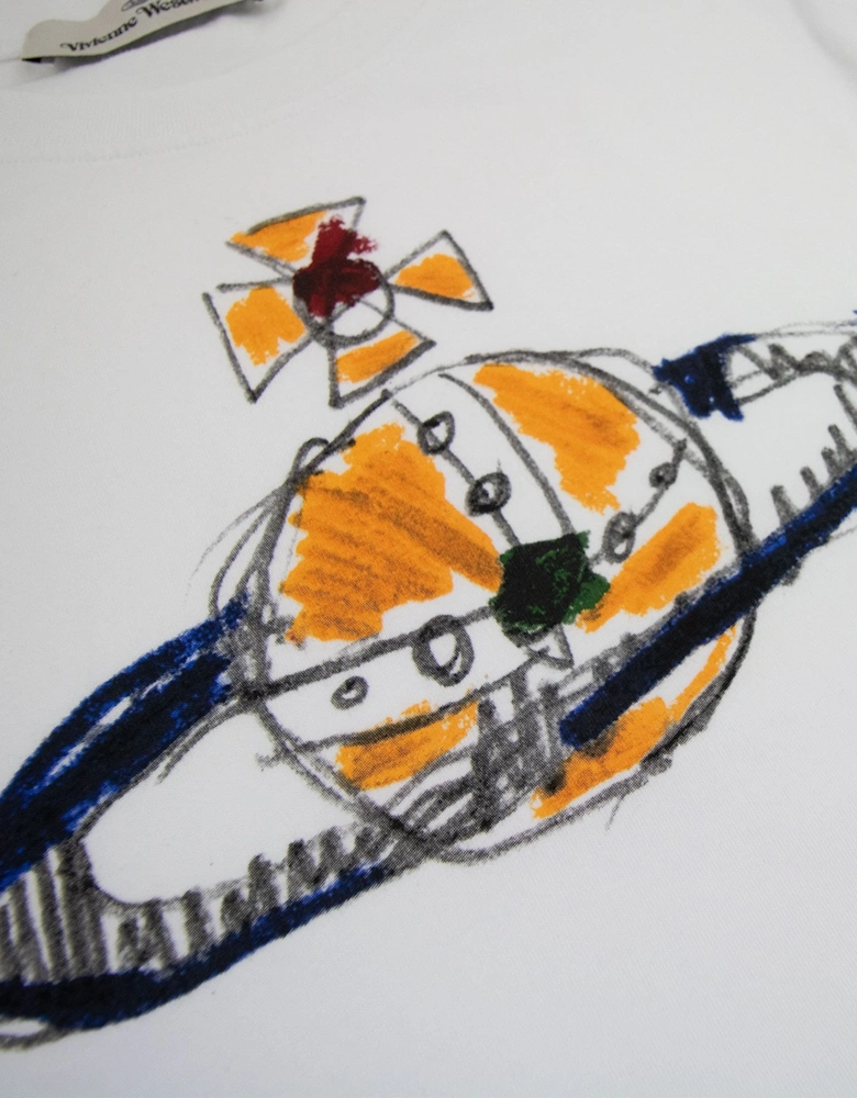 Kid Orb Classic T Shirt White