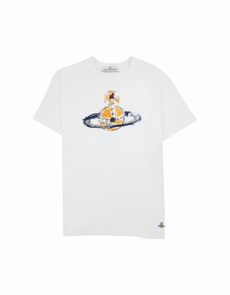 Kid Orb Classic T Shirt White