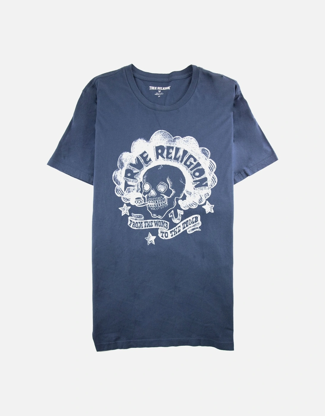 Womb To Tomb Crew Neck Tee Midnight Blue, 3 of 2