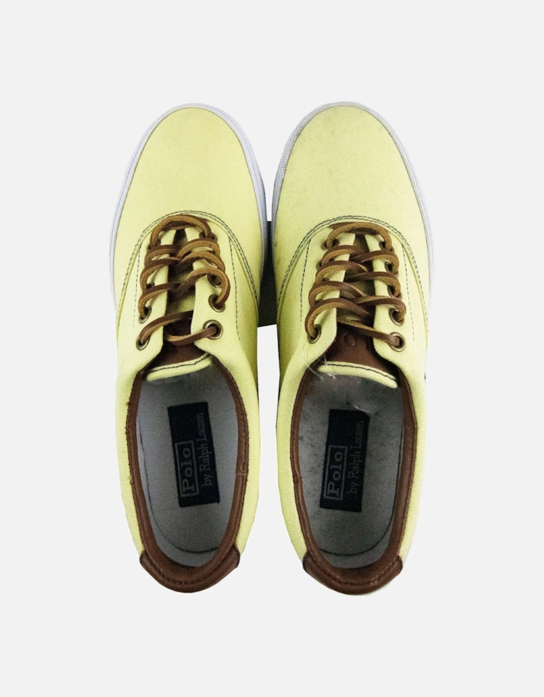 Vaughn Low Canvas Trainer Wicket Yellow