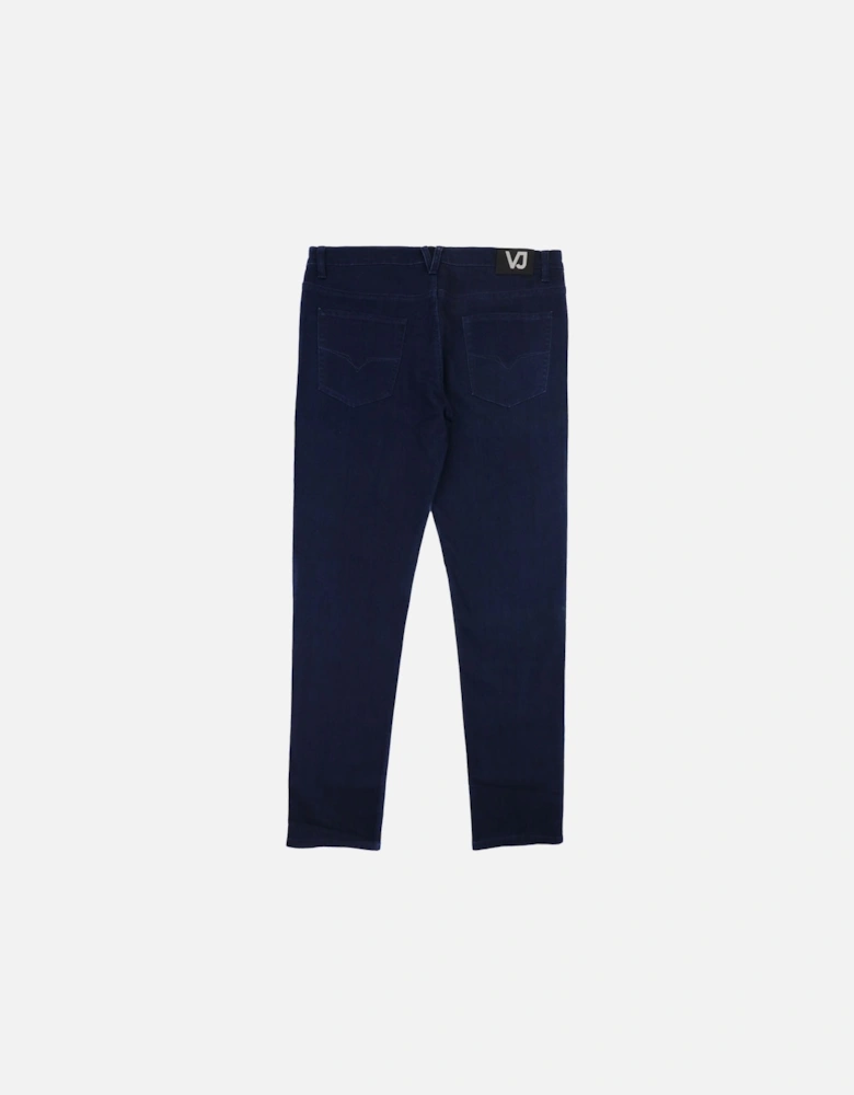Jeans Vj 5 Pocket Stretch Slim Fit Jean Denim Blue