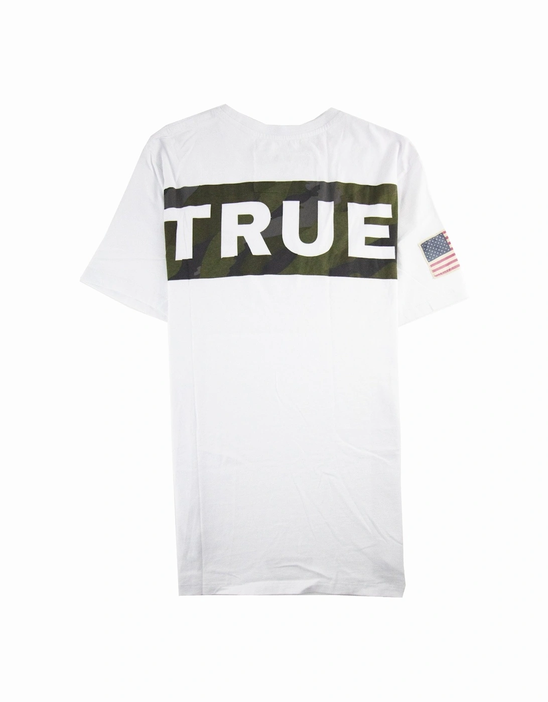True Camo Crew Neck S/s T Shirt White