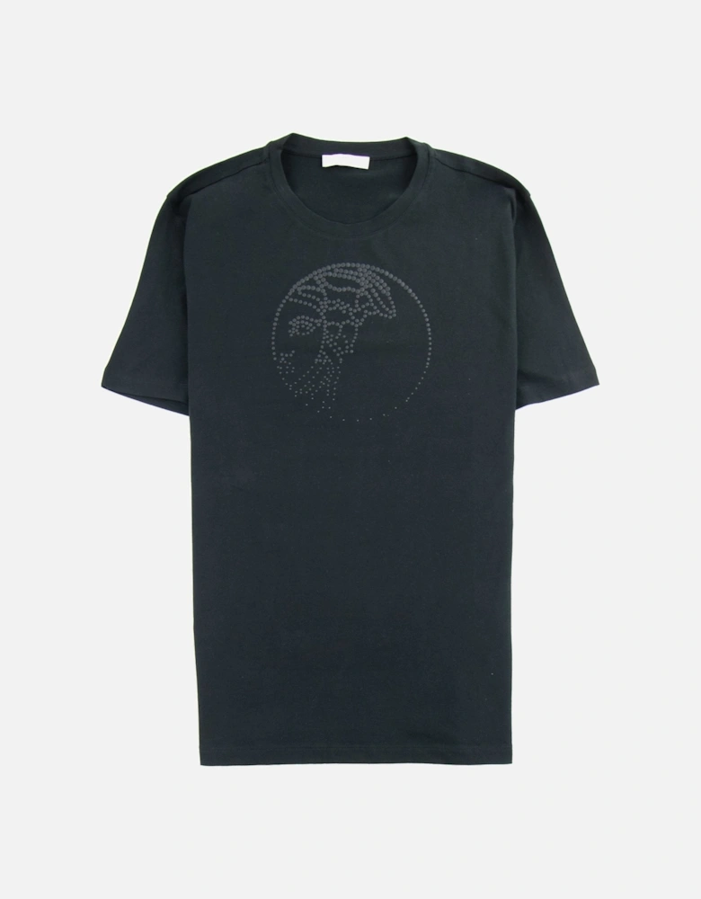 Studded Medusa T-shirt Black