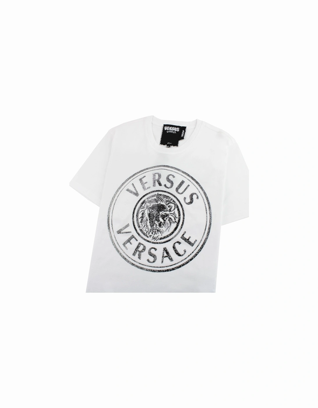 Versace Versus Regular Fit Medallion Tshirt White