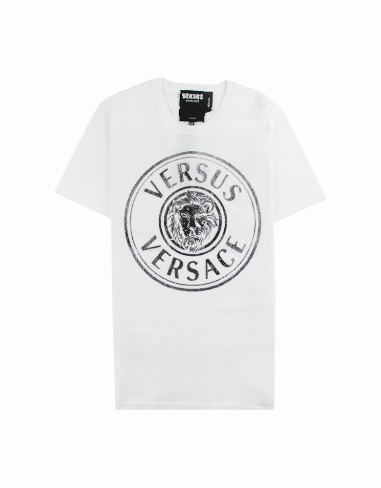 Versace Versus Regular Fit Medallion Tshirt White