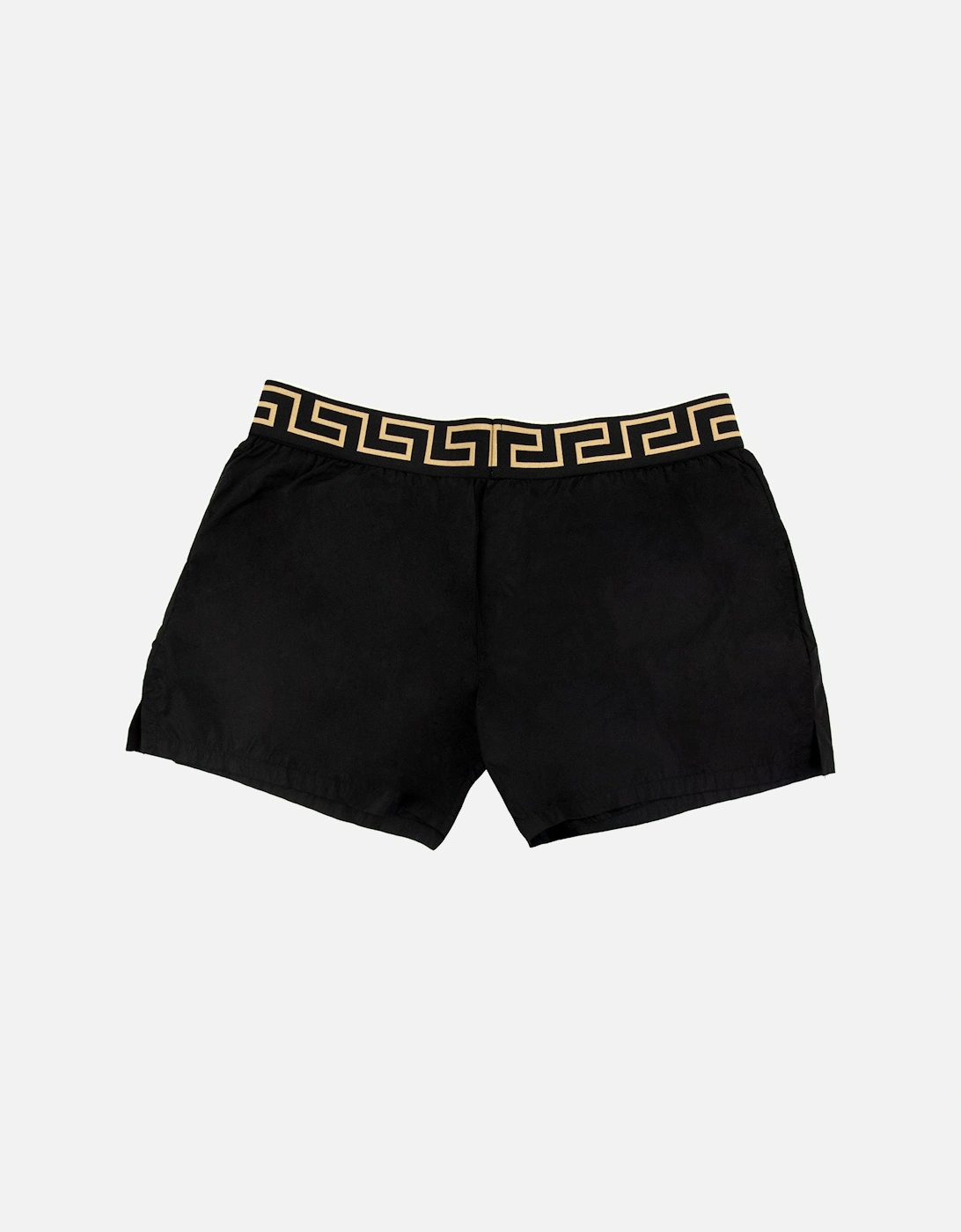 Medusa Waistband Swim Shorts Black