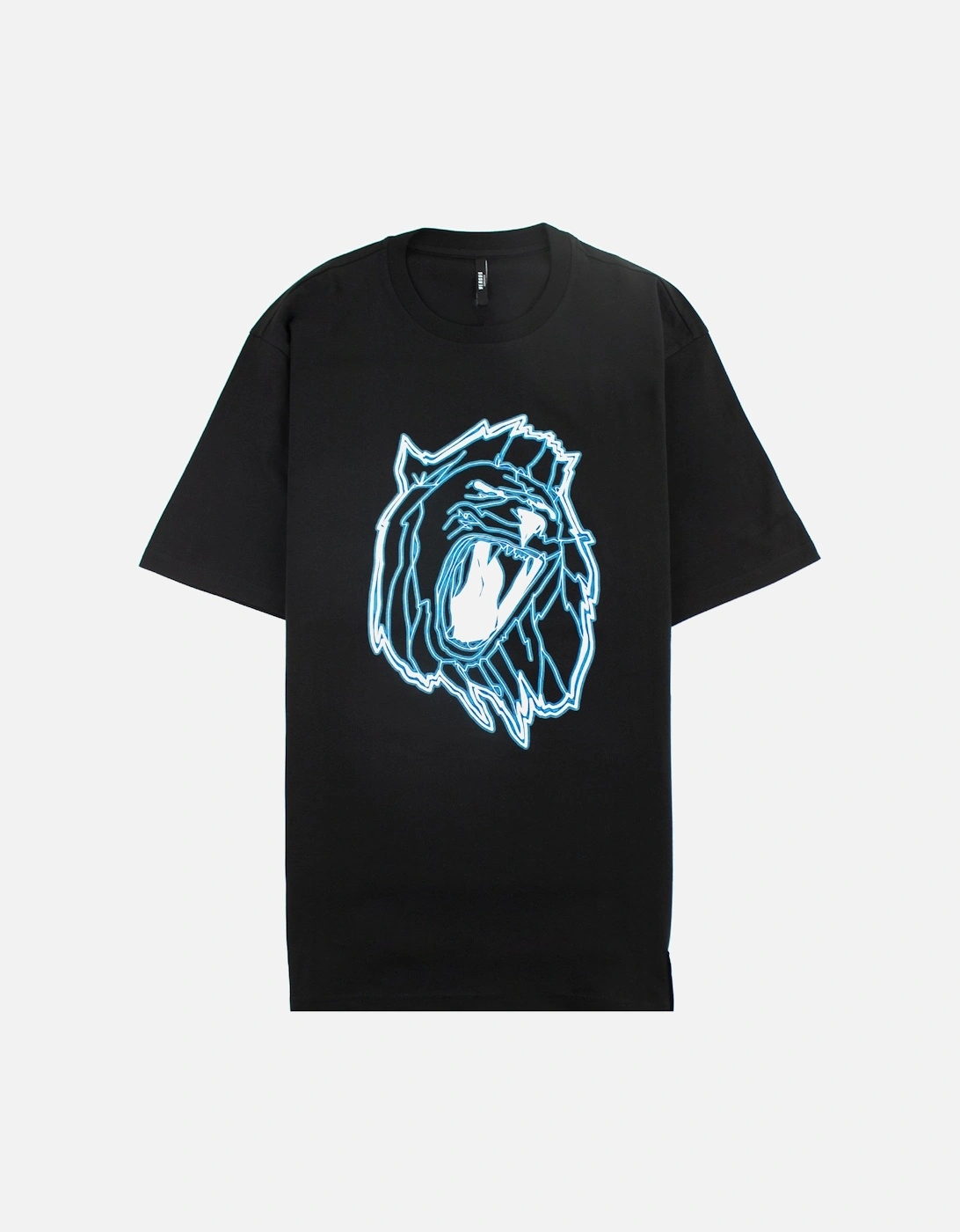 Versace Versus Lion Head Print T-shirt Black, 4 of 3