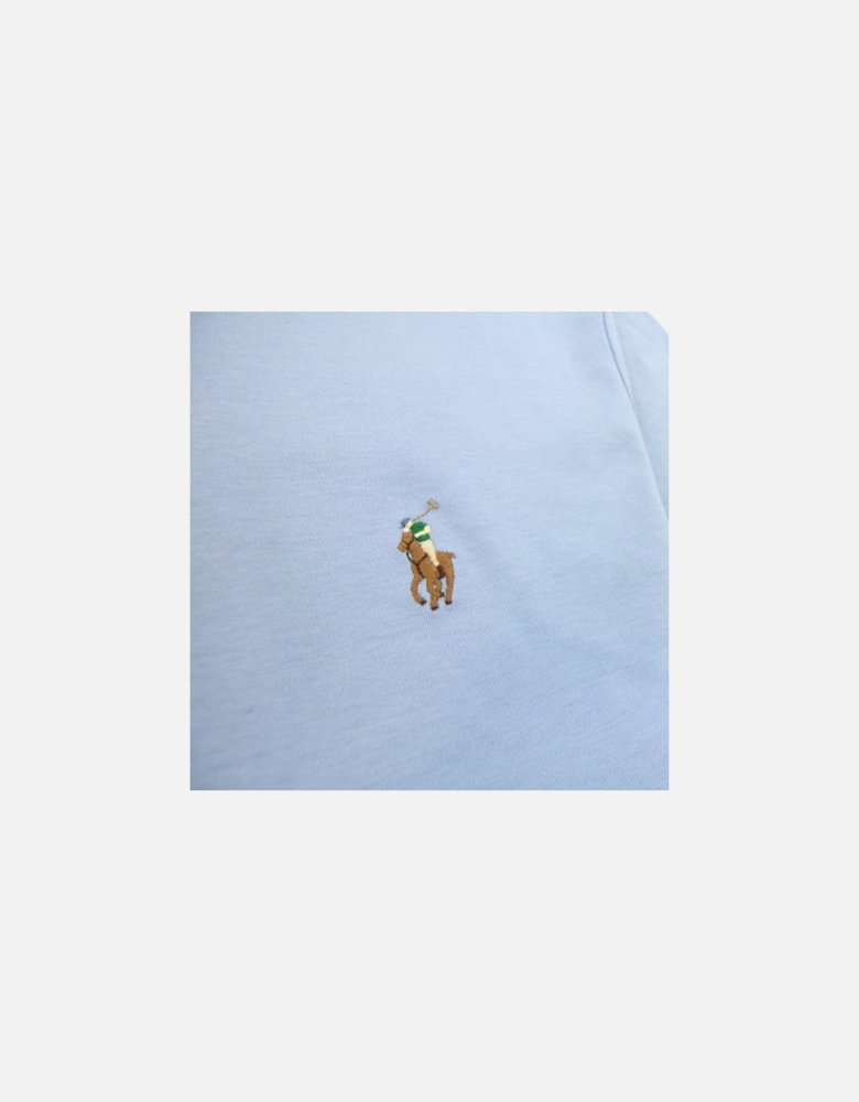 Custom Slim Fit Polo Light Blue