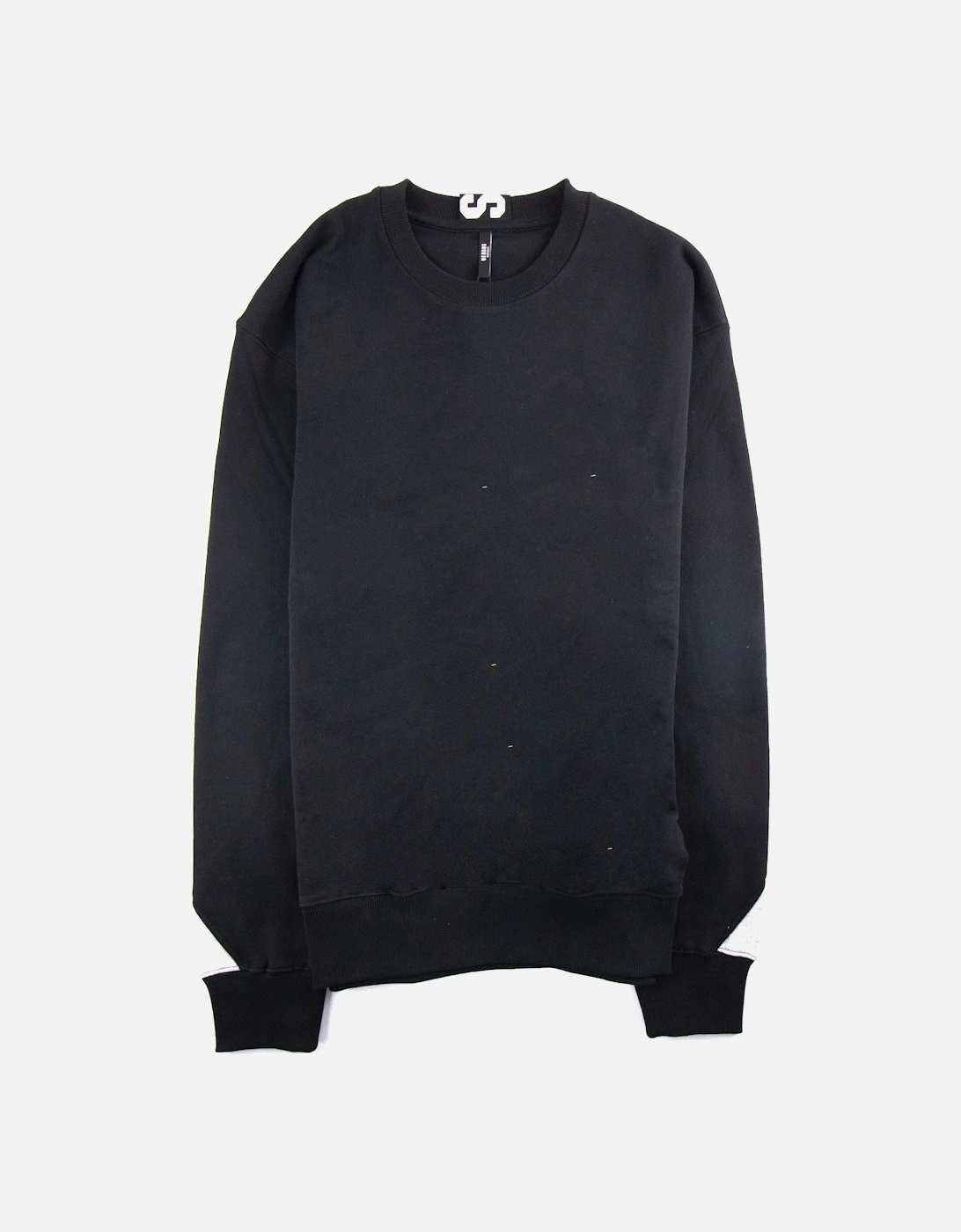 Versace Versus Back Tape Logo Crewneck Sweatshirt Black, 3 of 2