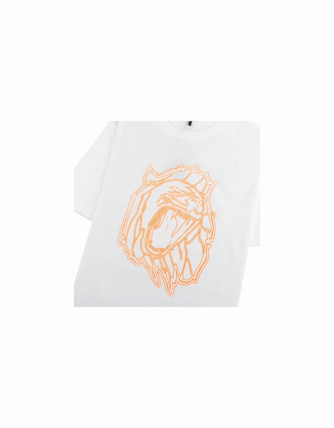 Versace Versus Lion Head Print T-shirt White