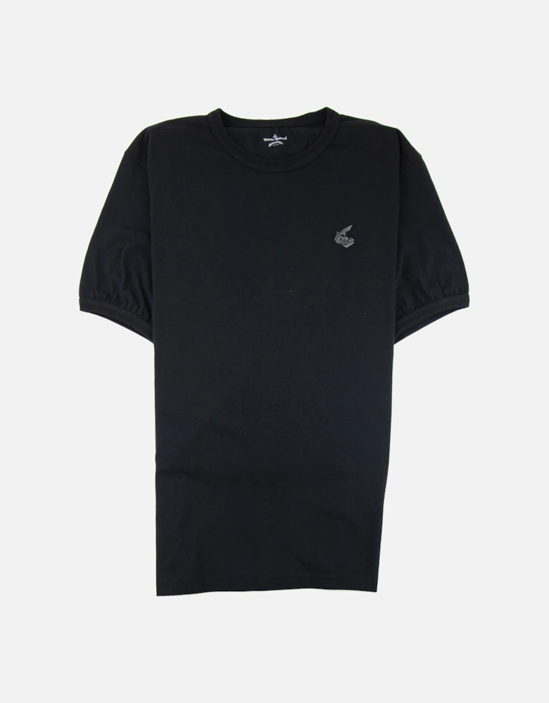 Anglomania Small Cutlass Orb Logo T-shirt Black